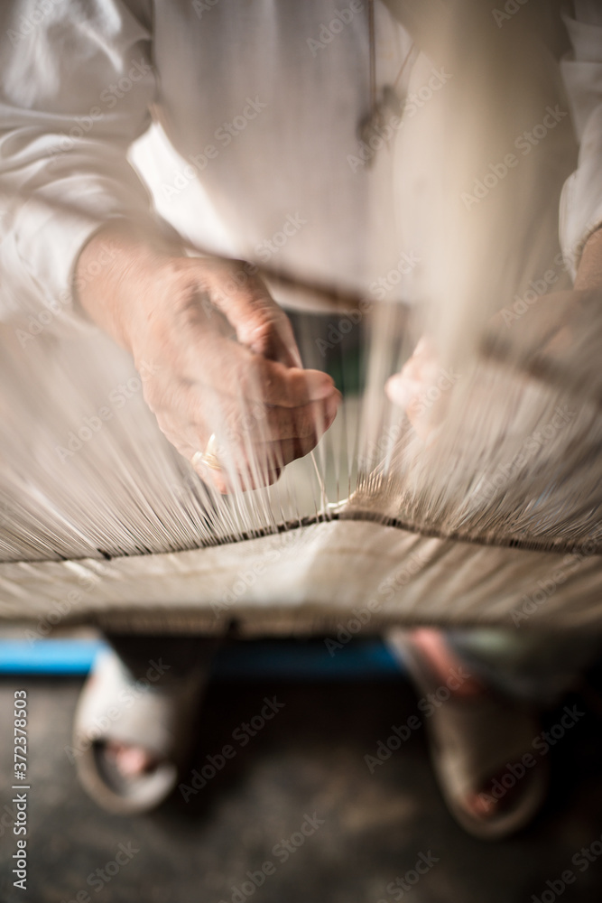 Fototapeta premium Tegido de amaca llanera en Puerto Carreño Vichada en Colombia