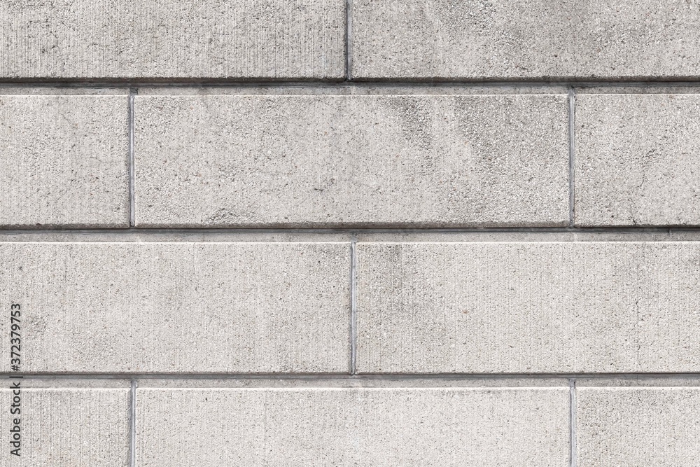 Fototapeta premium Exterior white granite building wall texture and seamless background