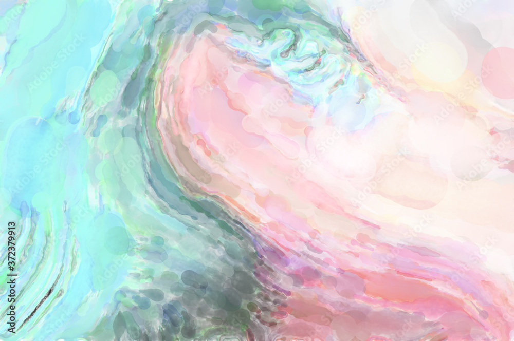 Fototapeta premium Watercolor strokes on surface. Artistic background image. Abstract painting on canvas. Brushstrokes. Contemporary art. Colorful texture of hand made artwork. Modern painting.