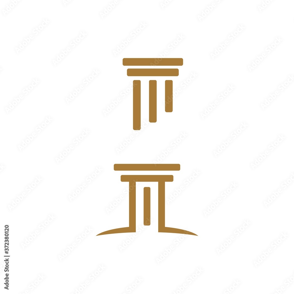 Column icon Logo Template vector Column icon Logo Template vector