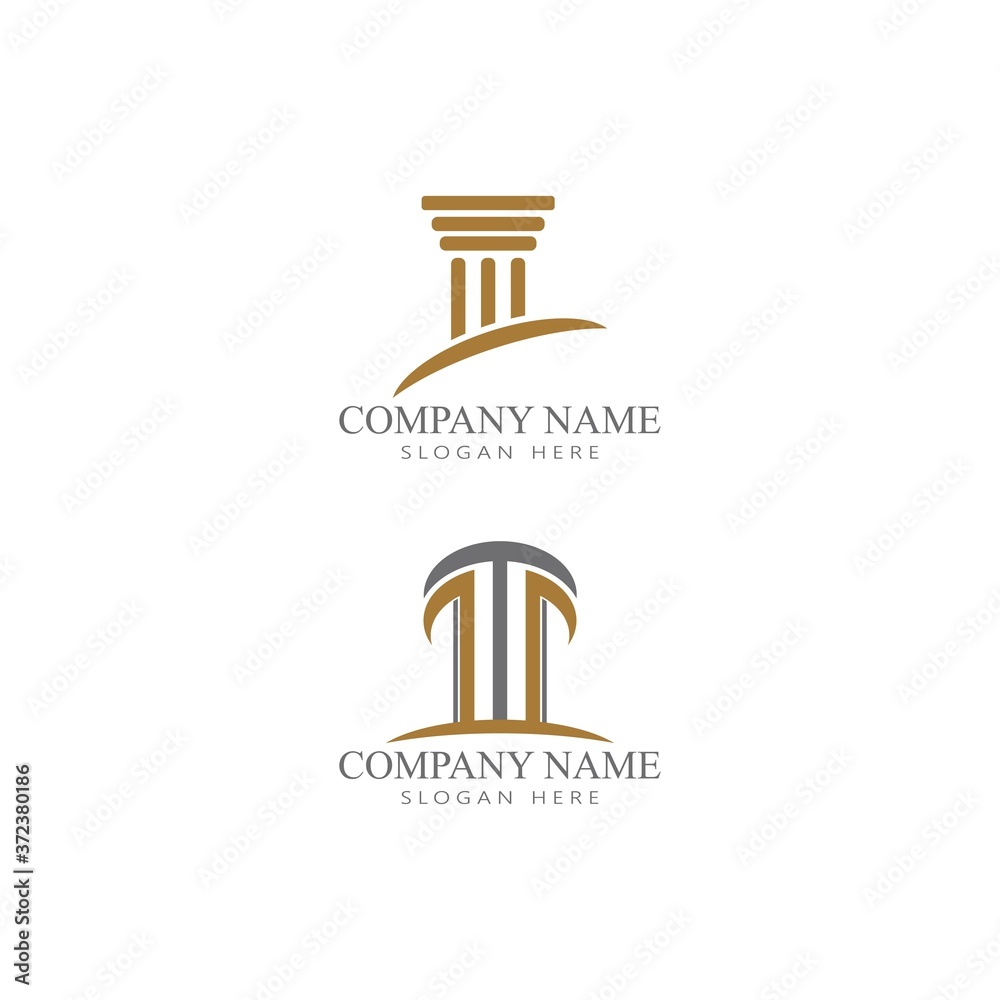 Column icon Logo Template vector Column icon Logo Template vector