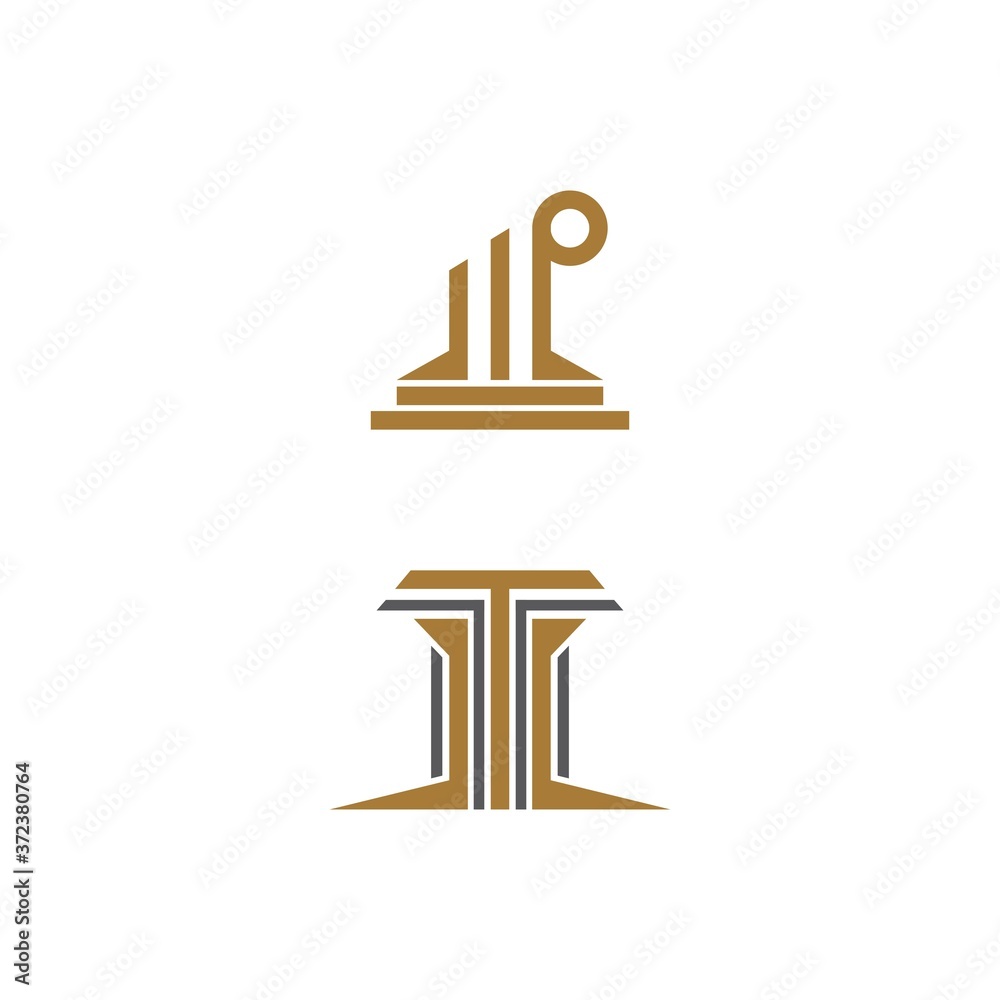 Column icon Logo Template vector Column icon Logo Template vector