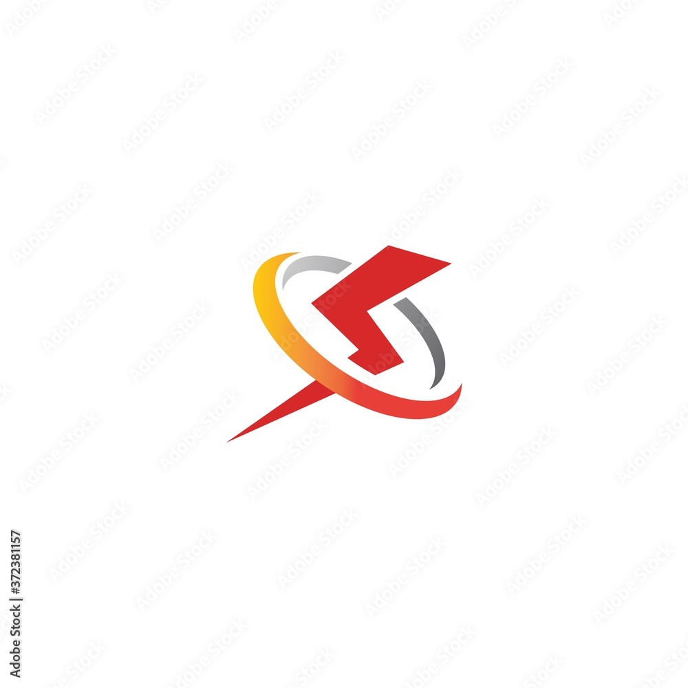 Lightning Logo Template vector icon Lightning Logo Template vector icon
