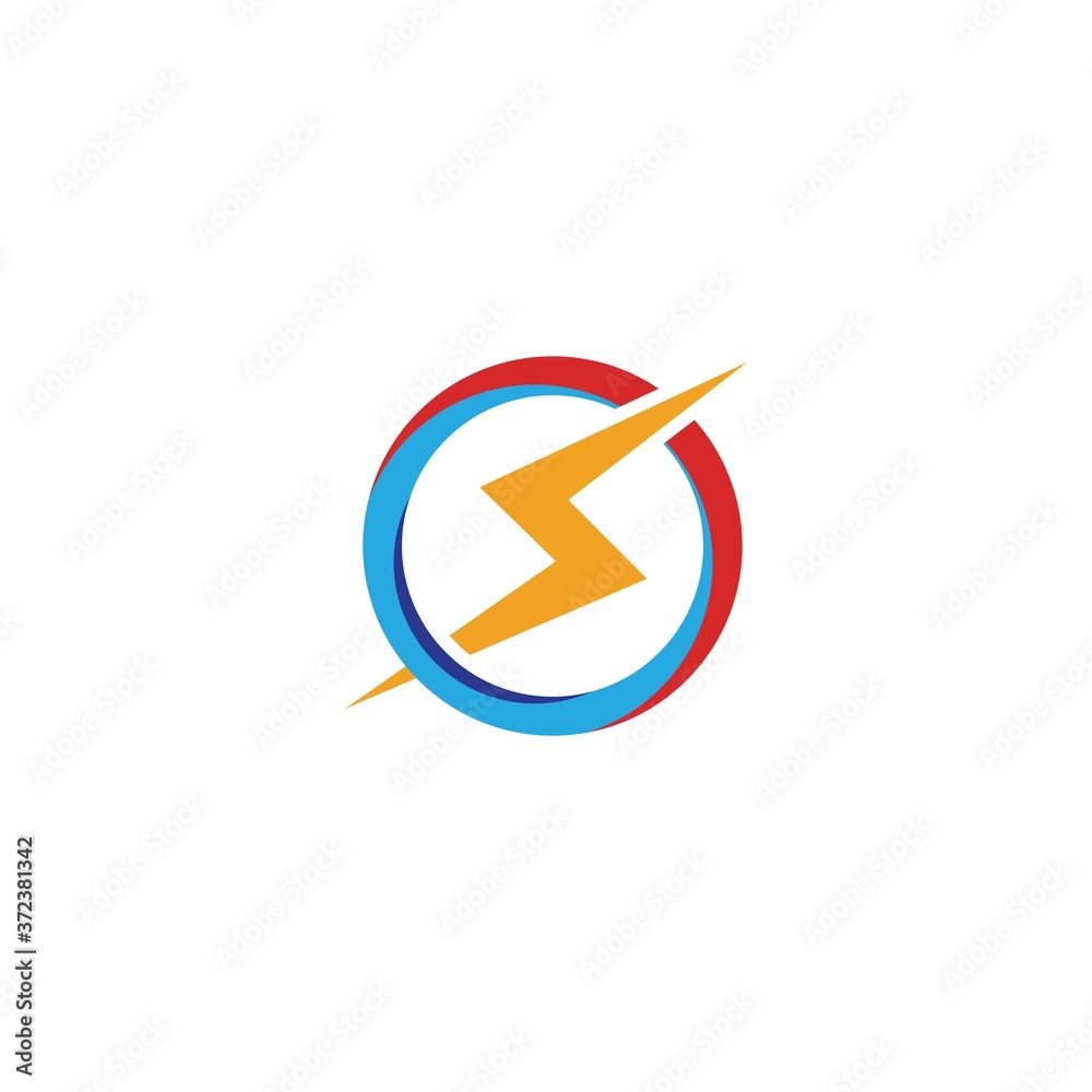 Lightning Logo Template vector icon Lightning Logo Template vector icon