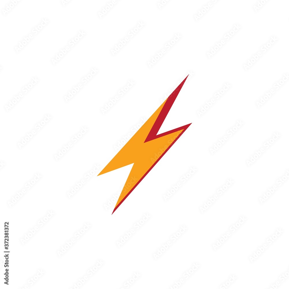Lightning Logo Template vector icon Lightning Logo Template vector icon