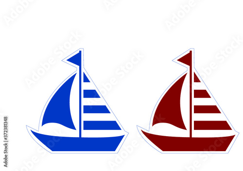 sailing ship vector illustration