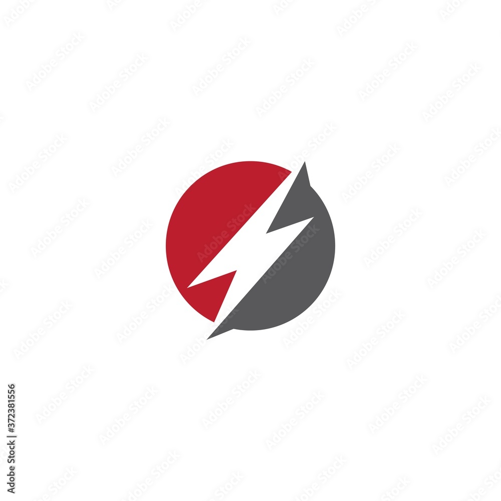Lightning Logo Template vector icon Lightning Logo Template vector icon