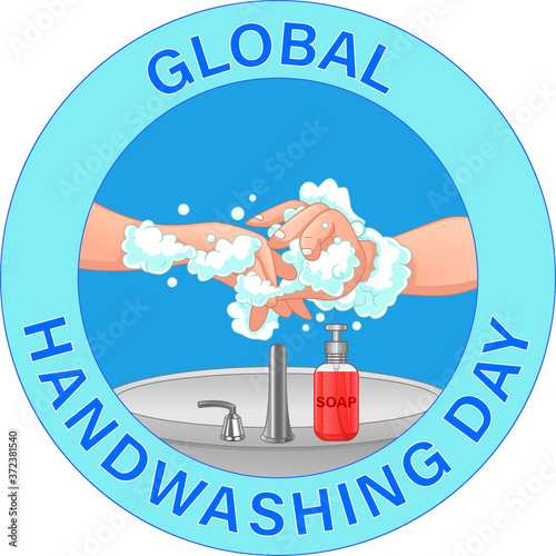 global handwashing day concept