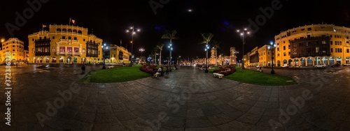 The historic Plaza de Armas in Lima Peru UNESCO Heritage photo
