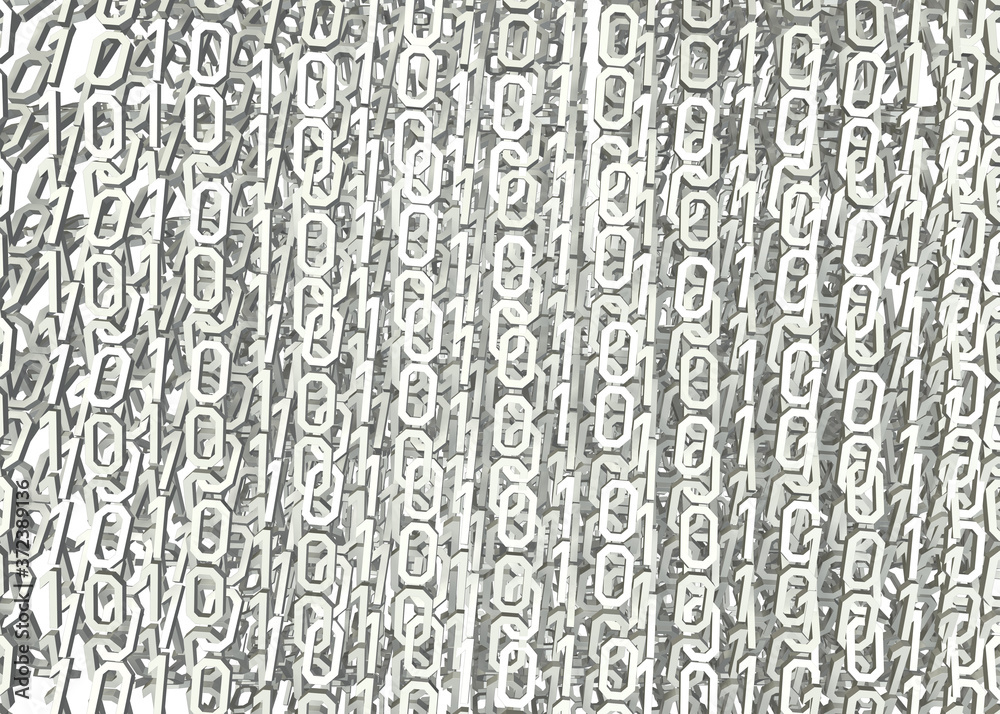 Abstract compositions with numbers and 0 and 1 for the background. 3d rendering. Abstract compositions with numbers and 0 and 1 for the background. 3d rendering.