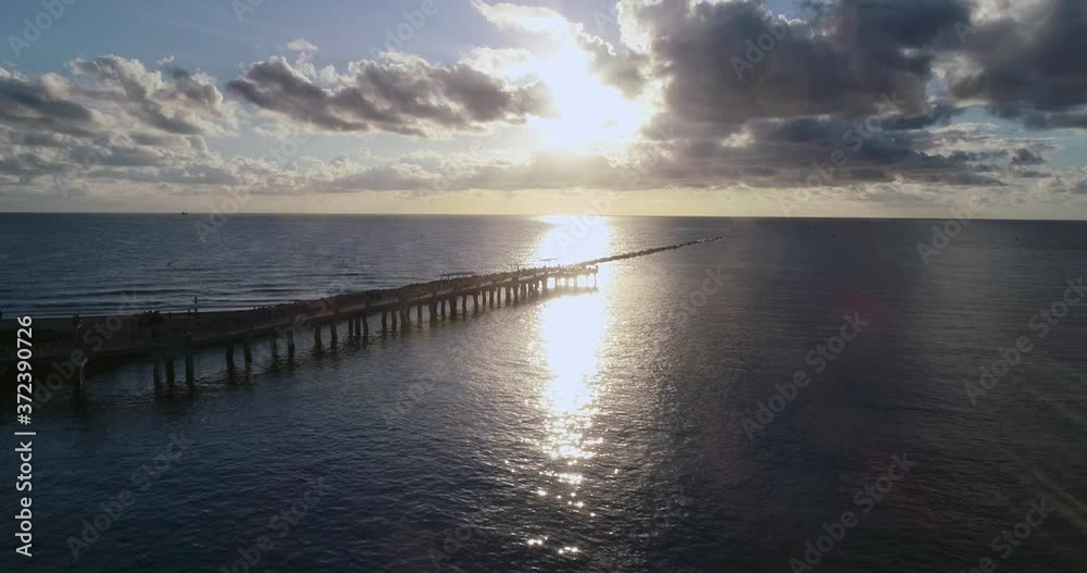 Miami Beach - Sunrise - Drone Aerial - Florida Miami Beach - Sunrise - Drone Aerial - Florida