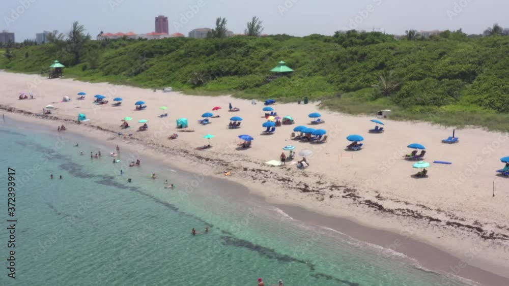 Boca Beach - Drone Aerial - South Florida