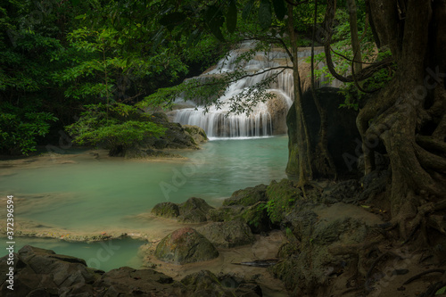In the Thailand Jungles of Kanchanaburi is the Fairytale Realm know as Erawan