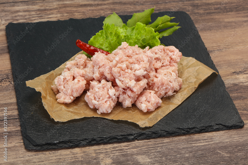 Homemade pork minced meat for cooking Homemade pork minced meat for cooking