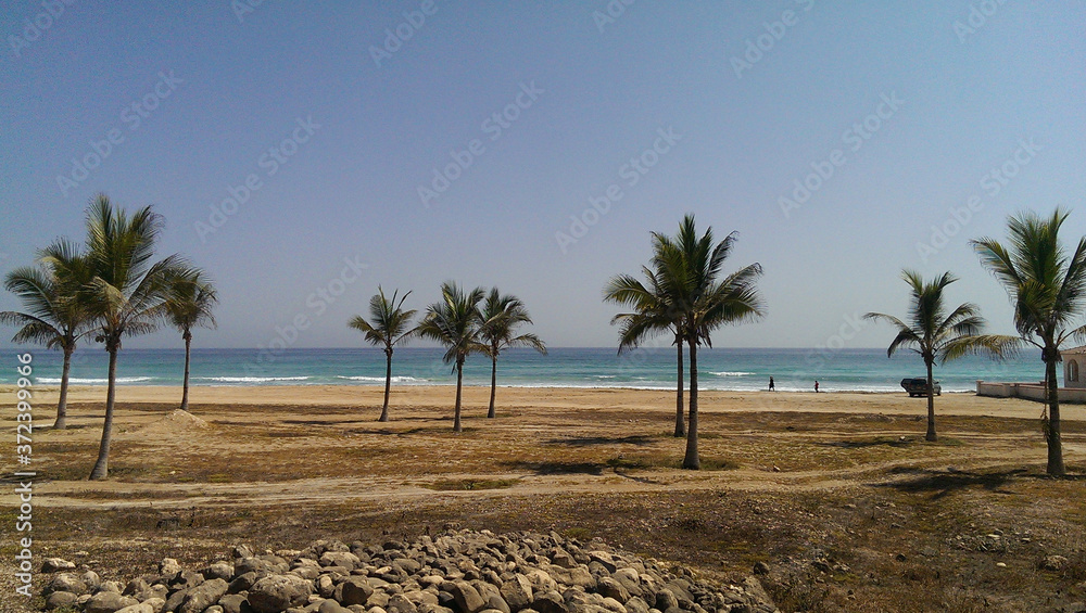 Al Maghsail or Al Mughsail Bay Beach, Salalah, Oman