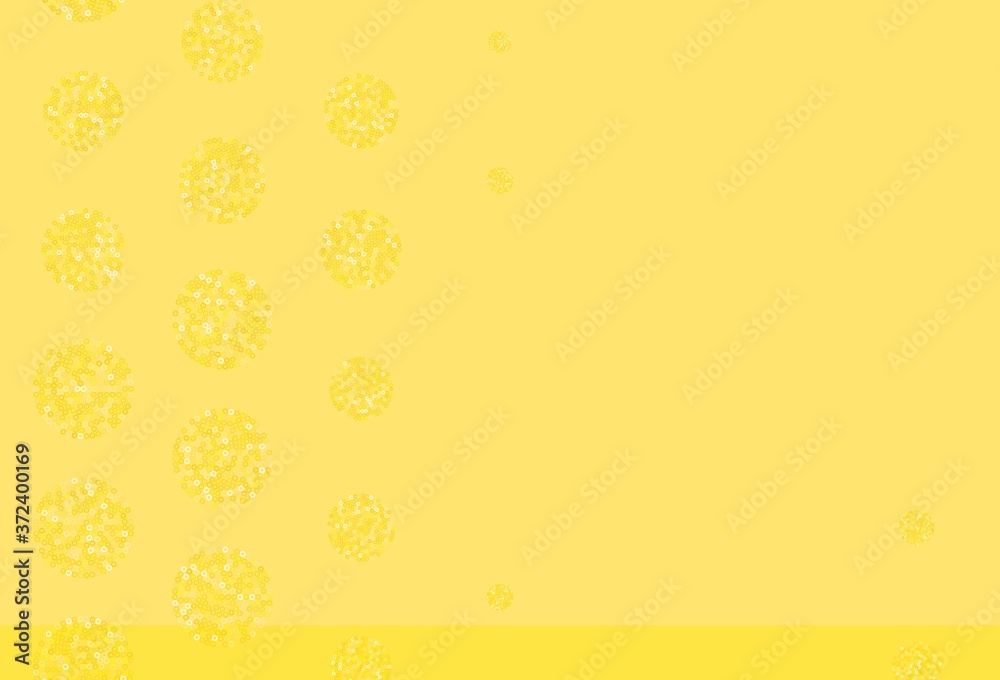 Light Yellow vector backdrop with dots.