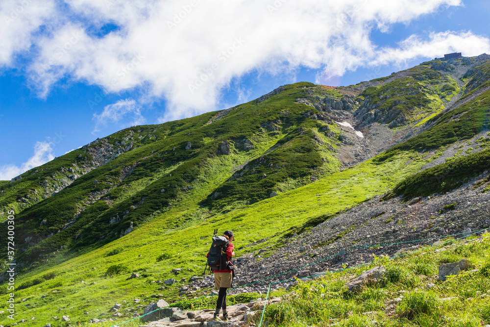 【北アルプス・立山】 登山風景 【北アルプス・立山】 登山風景