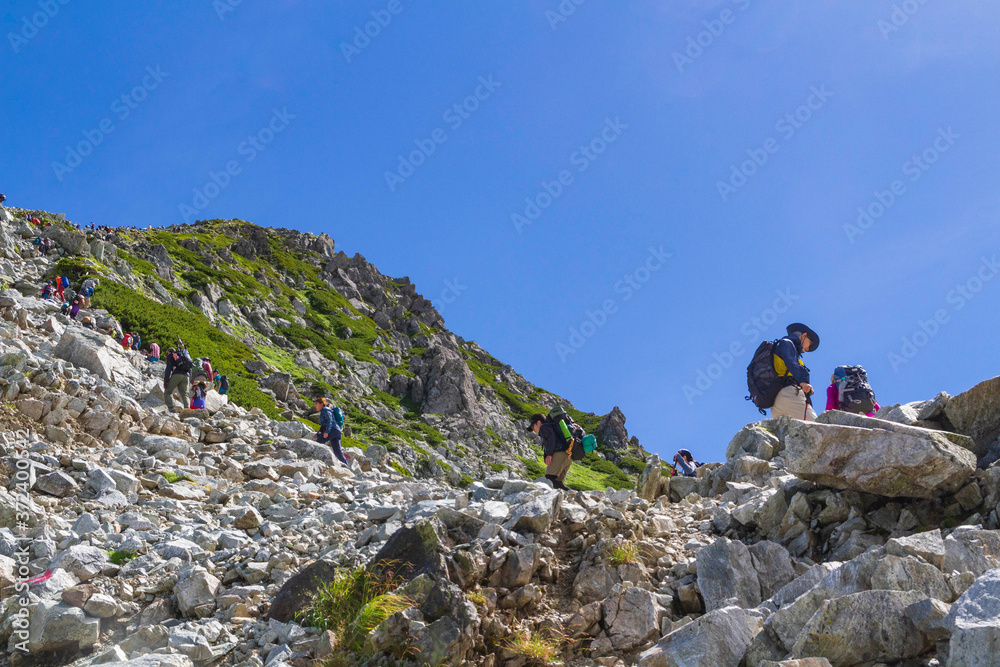 【北アルプス・立山】 雄山 登山道