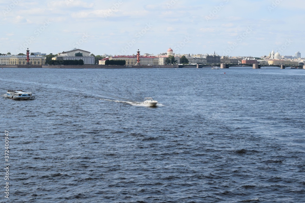 boat on the river