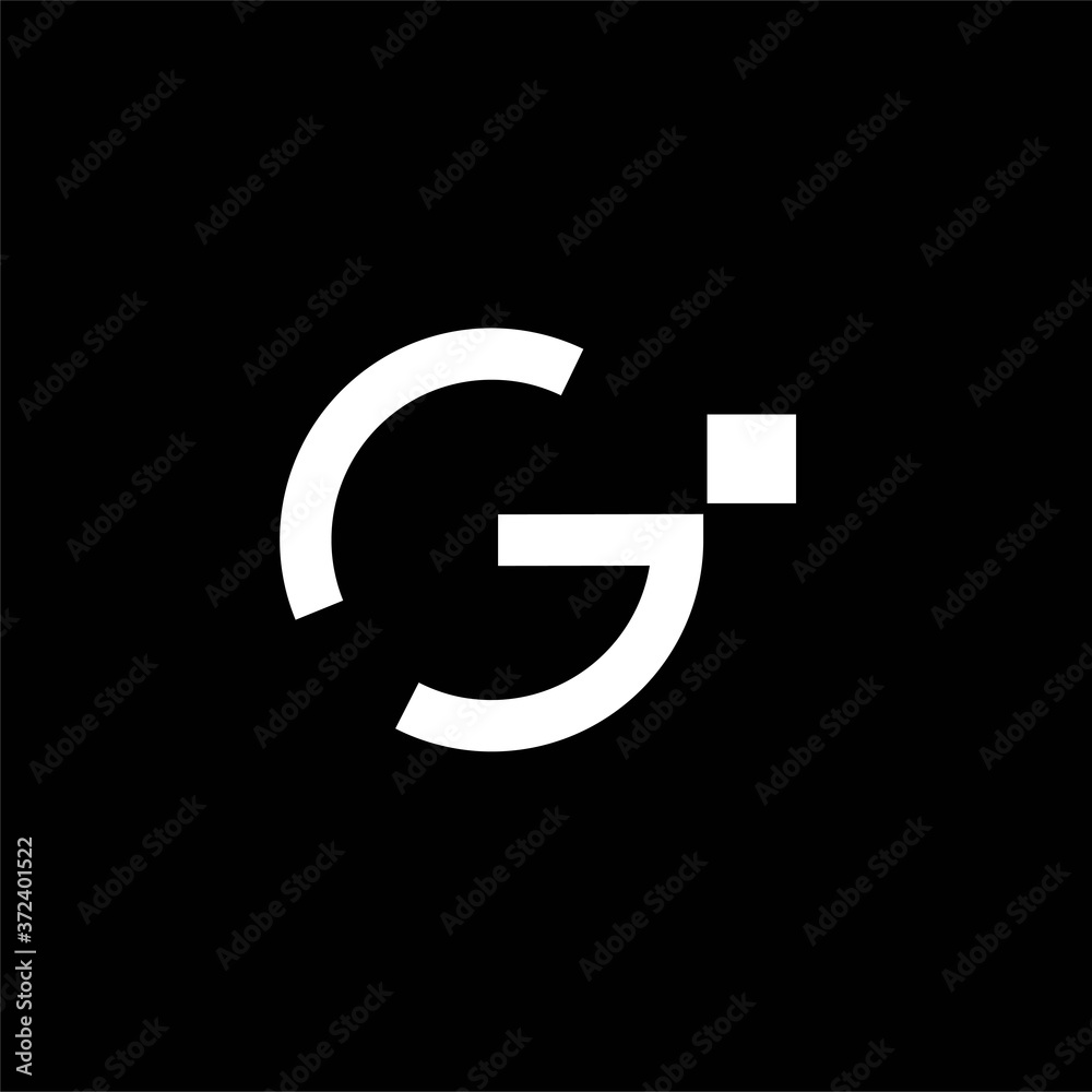 Letter G logo design symbol vector image Letter G logo design symbol vector image