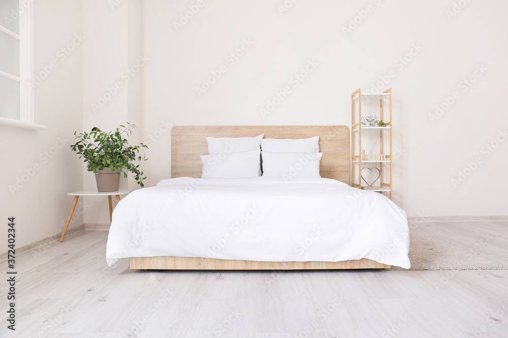 Interior of modern stylish bedroom Interior of modern stylish bedroom