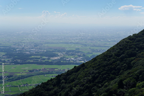 筑波女体山頂から見る関東平野 © y.tanaka