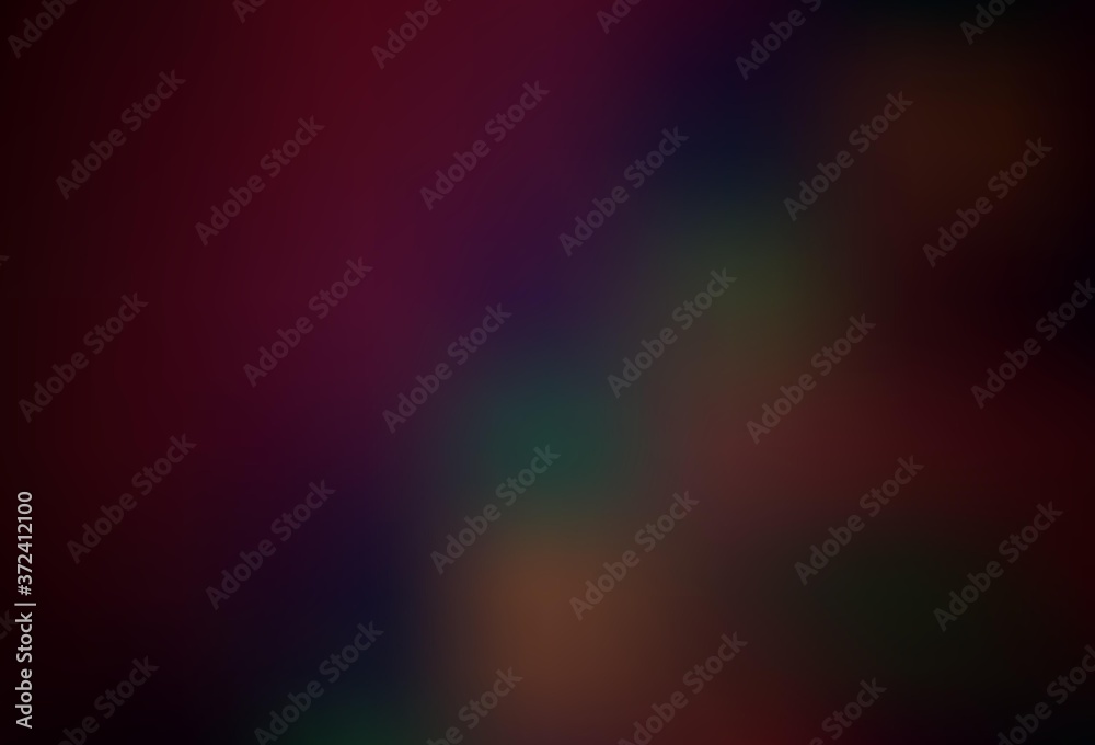 Dark Pink, Red vector blurred shine abstract texture.