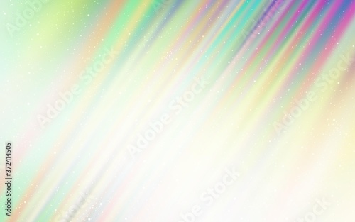 Light Green vector texture with milky way stars. Glitter abstract illustration with colorful cosmic stars. Pattern for astronomy websites.