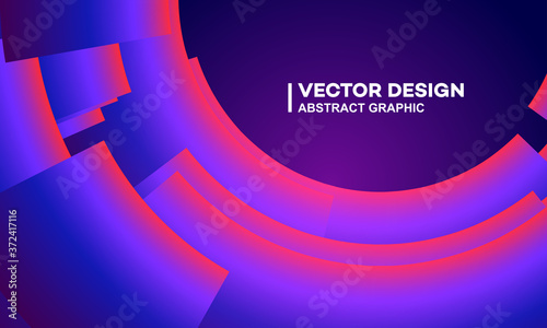 Glowing circle abstract background, future and technology concept