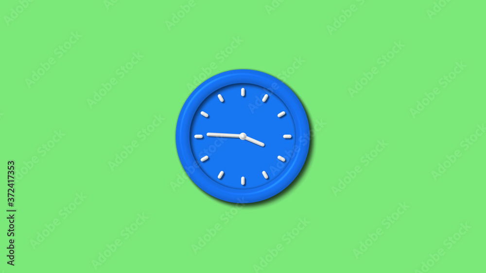 12 hours 3d wall clock icon on green background,Clock icon 12 hours 3d wall clock icon on green background,Clock icon