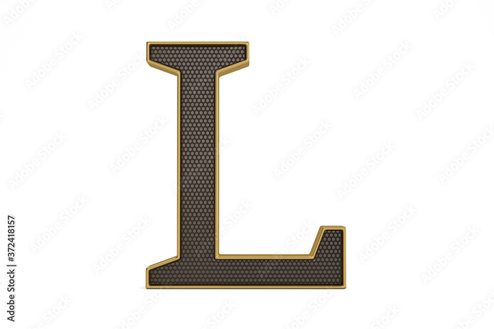Gold frame luxury alphabet Isolated On White Background, 3D render. 3D illustration. Gold frame luxury alphabet Isolated On White Background, 3D render. 3D illustration.