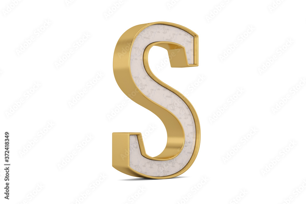 Gold frame luxury alphabet Isolated On White Background, 3D render. 3D illustration. Gold frame luxury alphabet Isolated On White Background, 3D render. 3D illustration.