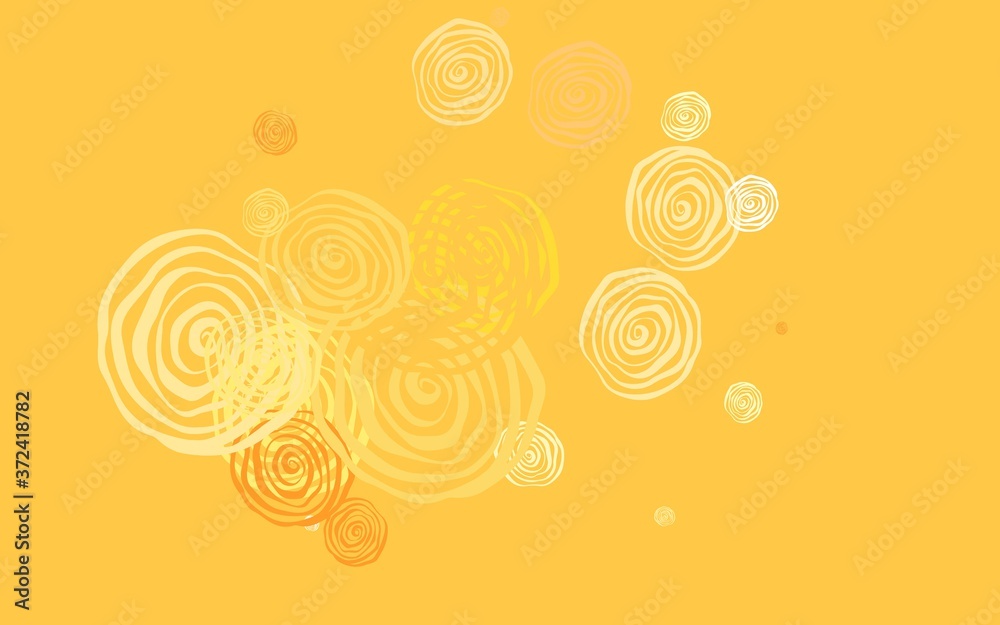 Light Orange vector elegant background with roses. Light Orange vector elegant background with roses.