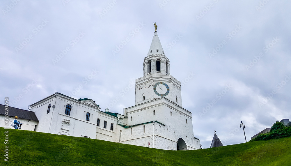 Spasskaya tower of the Kazan Kremlin, Tatarstan, Russia