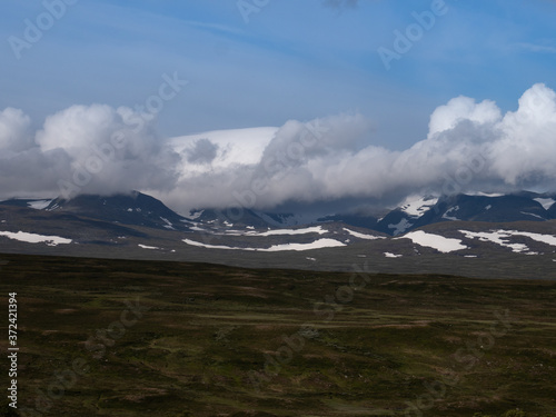Paysage des montagnes en Suède