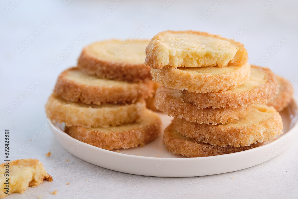 Homemade vanilla cookies. Copy space. Sugar cookies. Homemade vanilla cookies. Copy space. Sugar cookies.