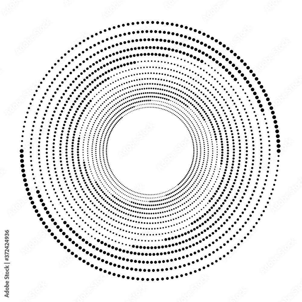 Halftone dots in circle form. round logo . vector dotted frame . design element Halftone dots in circle form. round logo . vector dotted frame . design element