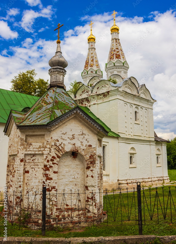 Orthodox Church in the ancient Kremlin of Ryazan. Russia.