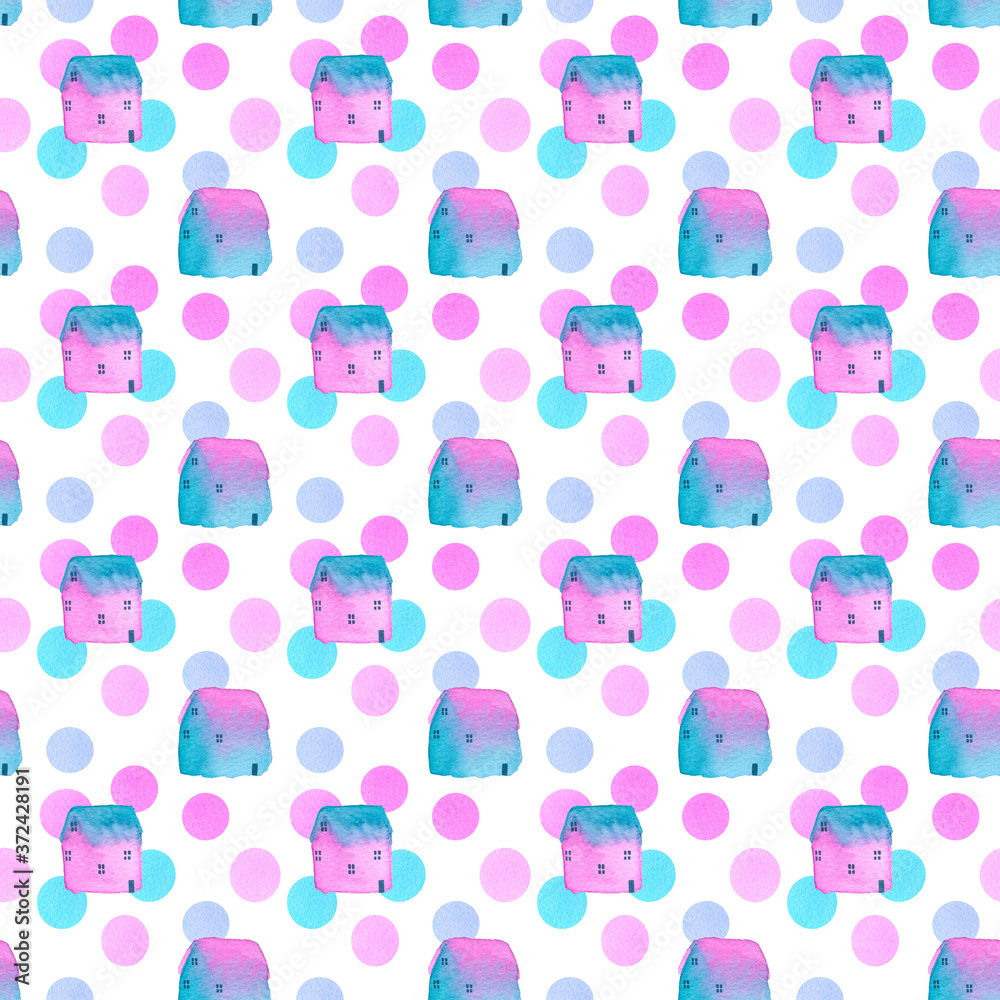 Watercolor seamless pattern Watercolor seamless pattern