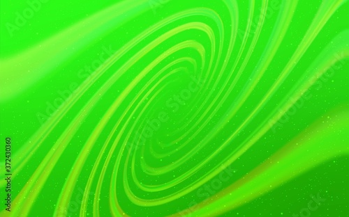 Light Green vector background with astronomical stars. Modern abstract illustration with Big Dipper stars. Template for cosmic backgrounds.