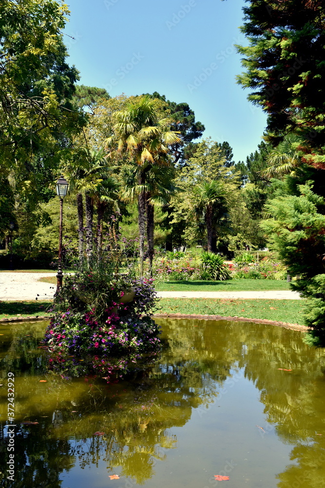 Park Mauresque in Arcachon in Frankreich