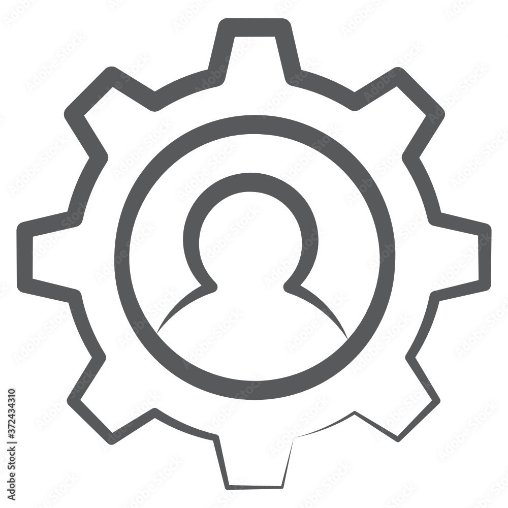 Icon of business manager in hand drawn design.
Icon of business manager in hand drawn design.