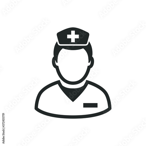 Male nurse icon