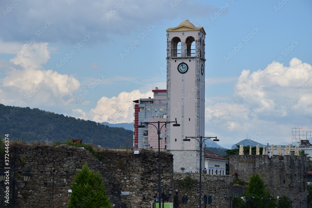 Elbasan Albania wieża zegarowa