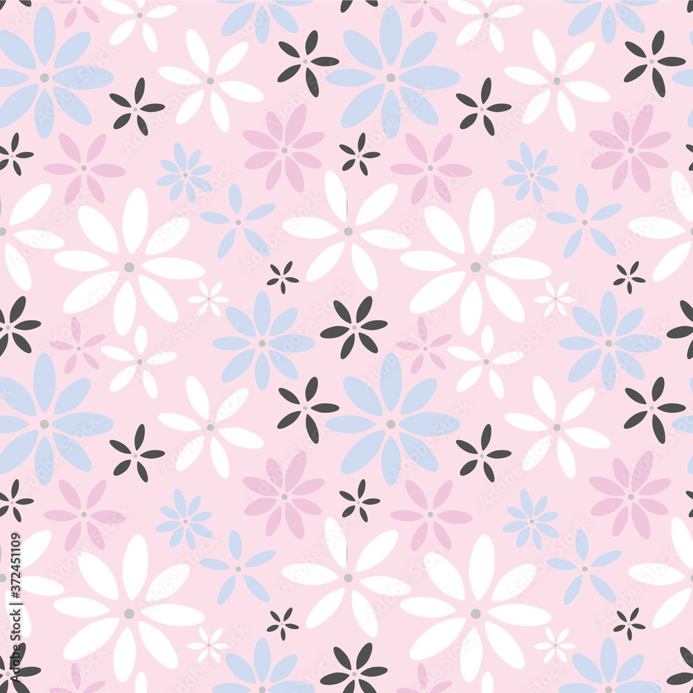 floral repeat pattern design