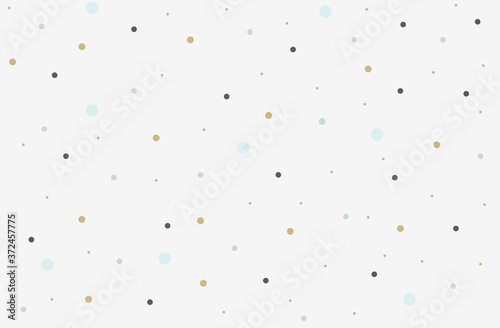 Pastel polka dot vector pattern. Abstract simple dot pattern.  Vector dot pattern on light blue background.  © Ayseliani