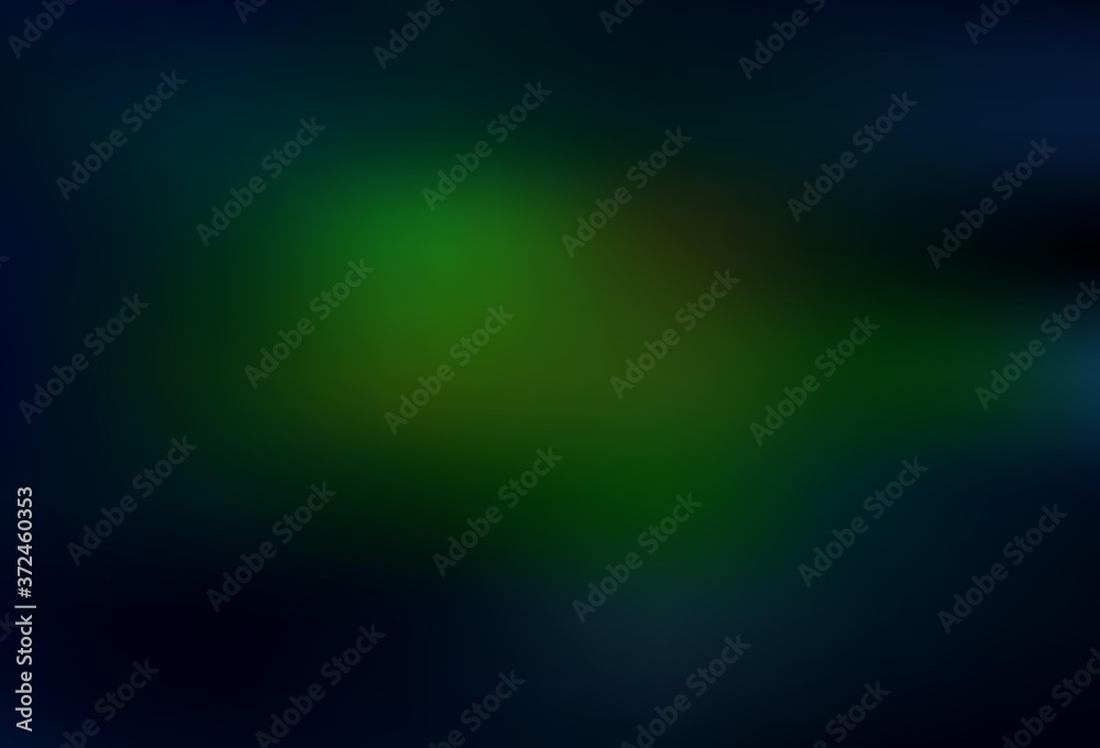 Dark Green, Yellow vector blurred and colored pattern.