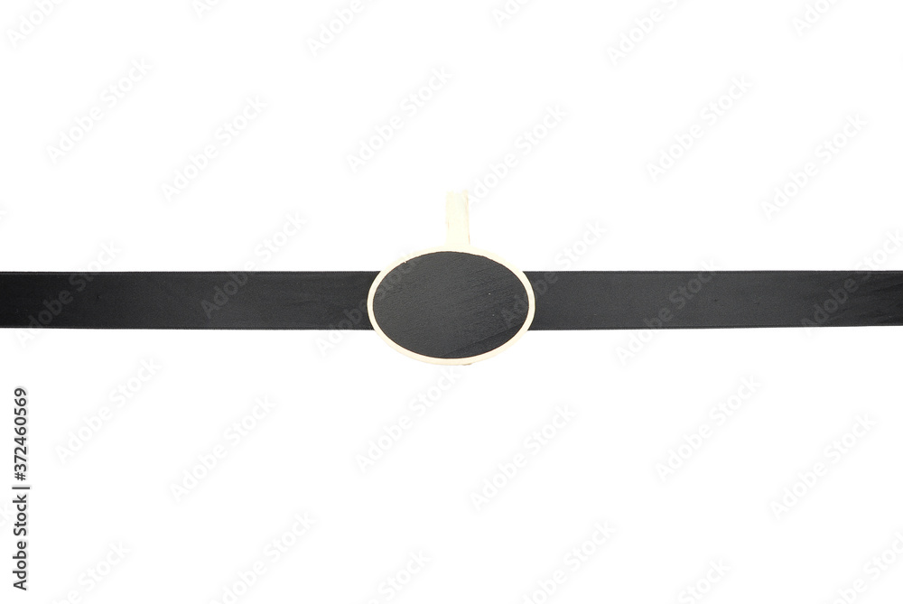 Hintergrund mit schwarzem  Band und Tafel