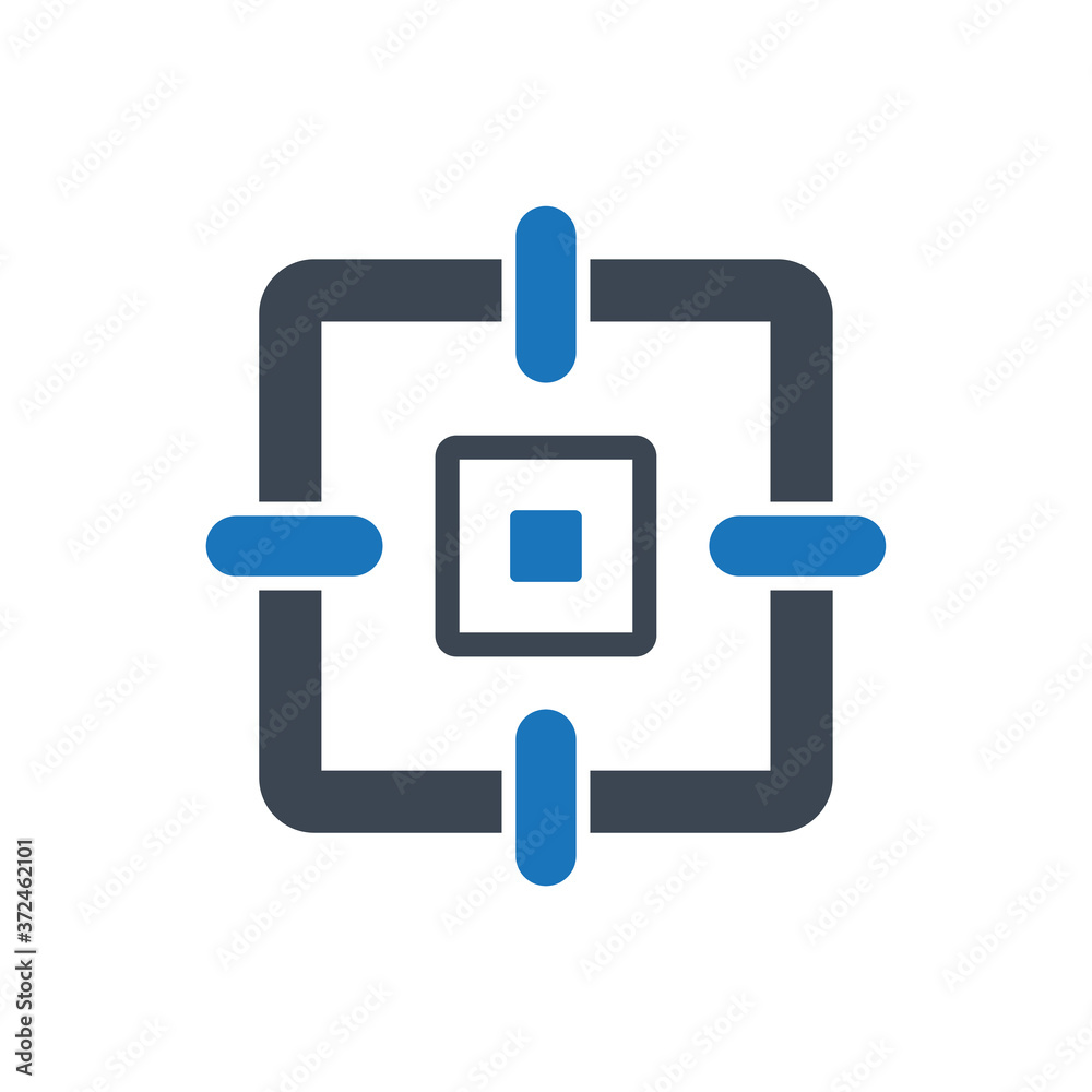 Target icon ( vector illustration ) Target icon ( vector illustration )