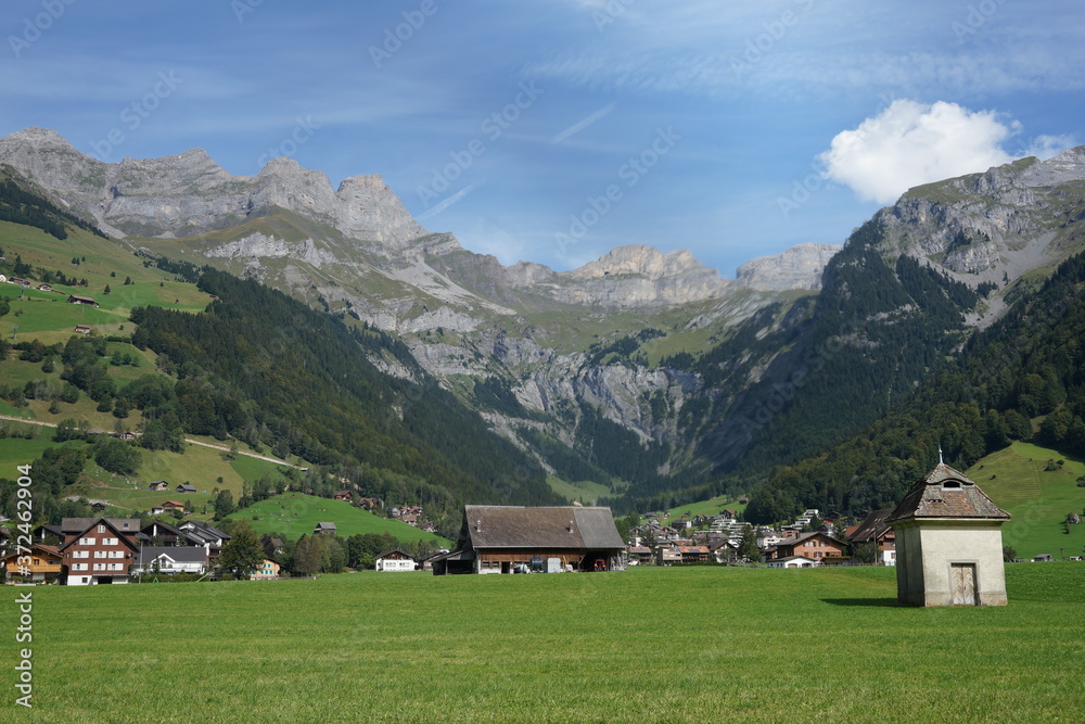 Swiss Alps village Engelberg